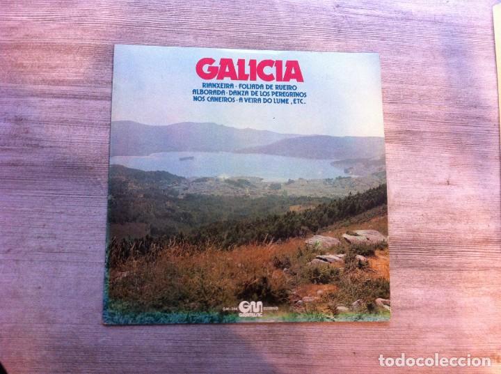 Disques de vinyle: GALICIA (LP) 1974. RIANXEIRA, FOLIADA DE RUEIRO, ALBORADA, etc