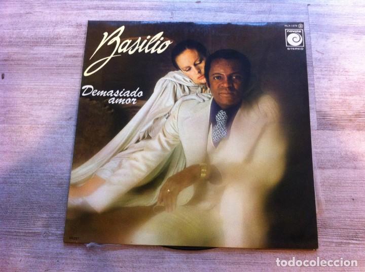 Discos de vinilo: BASILIO.  DEMASIADO AMOR. (LP) 1977 - Foto 1
