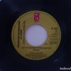 Discos de vinilo: PHILADELPHIA INTERNATIONAL ALL STARS --LET´S CLEAN UP THE GUETTO - VOCAL - INSTRUMENTAL -AÑO 1977