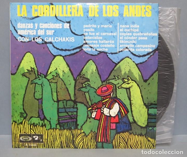 Discos de vinilo: LP. LOS CALCHAKIS. LA CORDILLERO DE LOS ANDES - Foto 1