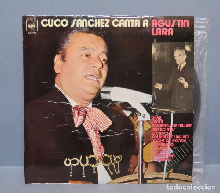 Discos de vinilo: LP. CUCO SANCHEZ. CANTA A AGUSTIN LARA - Foto 1