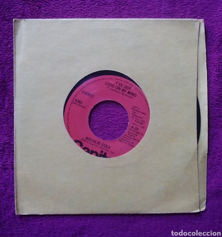 Discos de vinilo: Vinilo single Natalie Cole a&ntilde;o 1977 - Foto 2