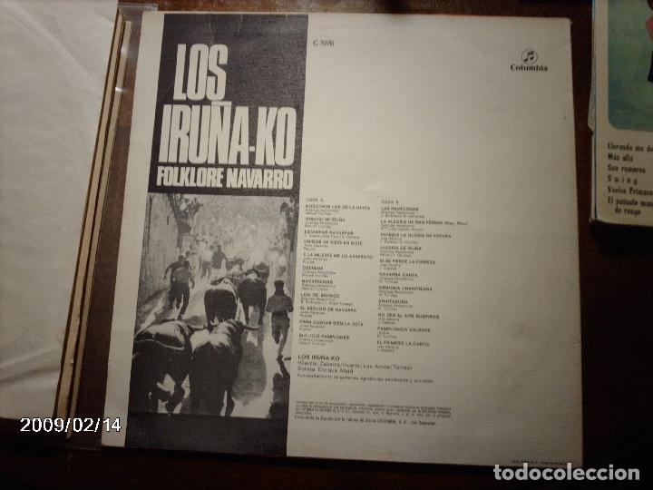Discos de vinilo: los iru&ntilde;a-ko  -  folklore navarro - Foto 2