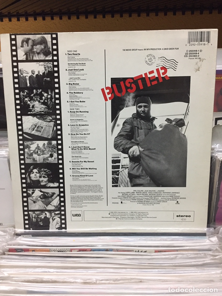 Discos de vinilo: Buster. Banda Sonora Original de la Pel&iacute;cula - Foto 2