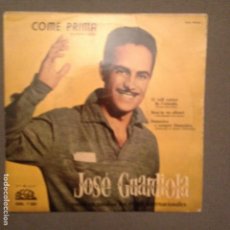 Discos de vinilo: JOSE GUARDIOLA EL VELL CARRER DE L'AIMADA/LA PRIMERA VEGADA + 2 PRIMER DISC MODERN CATALÀ EMI 1958. Lote 139806286