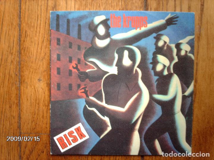 Discos de vinilo: the krupps  -  risk  + gladiators - Foto 1