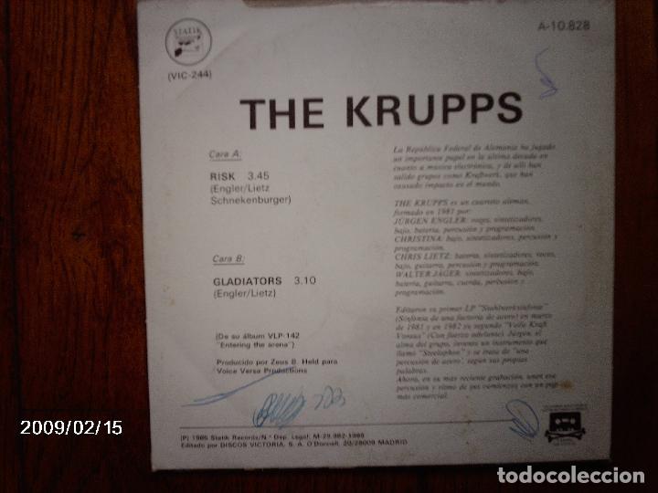 Discos de vinilo: the krupps  -  risk  + gladiators - Foto 2