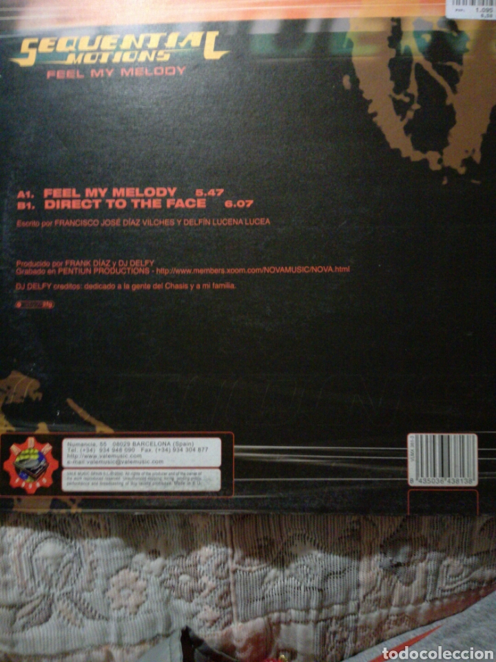 Discos de vinilo: SEQUENTIAL MOTIONS. FEEL MY MELODY. - Foto 2