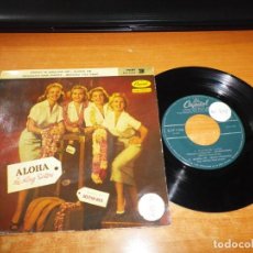 Discos de vinilo: THE KING SISTERS ALOHA PART 3 HAWAII IS CALLING ME EP VINILO HECHO EN ESPAÑA CAPITOL 4 TEMAS. Lote 139884230