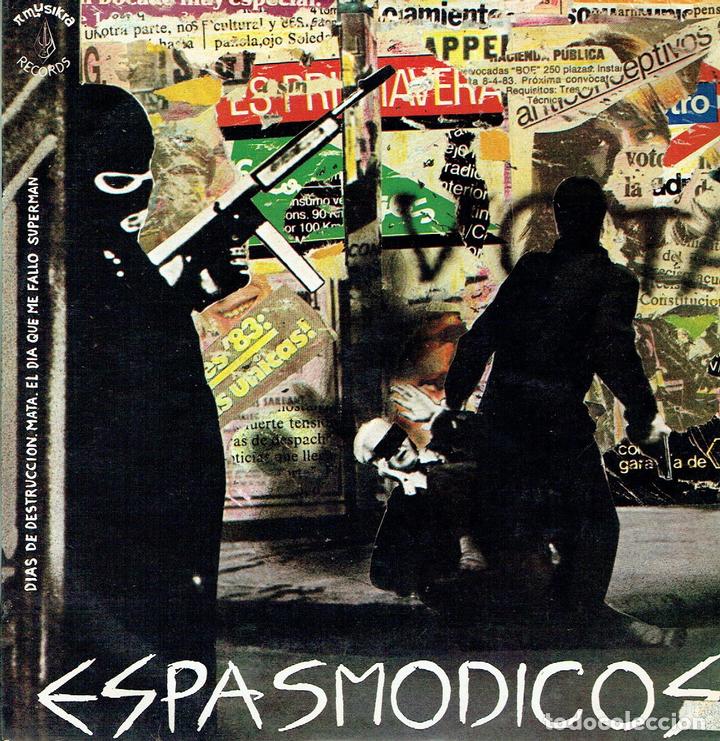 Discos de vinilo: Sin t&iacute;tulo. - Espasm&oacute;dicos. Mini Lp. Punk espa&ntilde;ol. - Foto 1