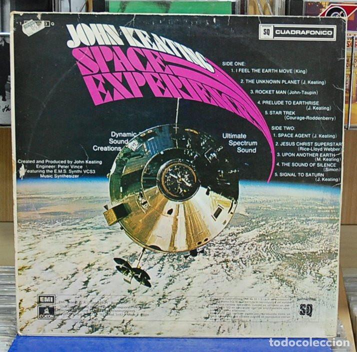 Discos de vinilo: John Keating. Space experience. EMI-Odeon 1973, ref. J 066-05.113. LP - Foto 2