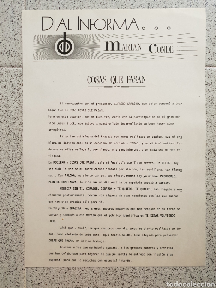 Discos de vinilo: LP MARIA CONDE COSAS QUE PASAN - Foto 4