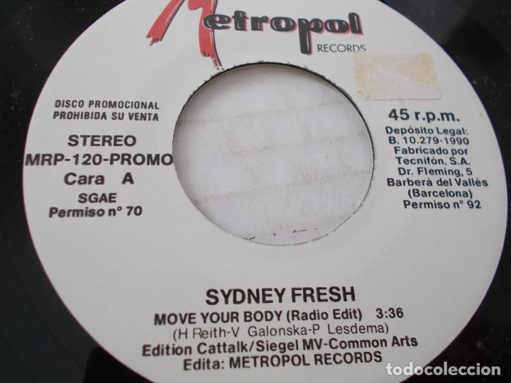 Discos de vinilo: SYDNEY FRESH. MOVE YOUR BODY - Foto 3