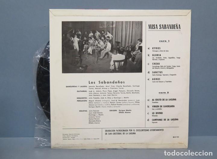 Discos de vinilo: LP. LOS SABANDE&Ntilde;OS. MISA SABANDE&Ntilde;A - Foto 2
