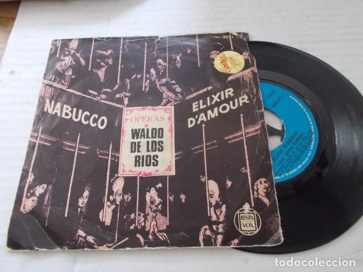 Discos de vinilo: WALDO DE LOS RIOS. NABUCCO. ELIXIR D&acute;AMOUR. - Foto 1