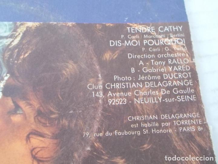 Discos de vinilo: CHRISTIAN DELAGRANGE.TENDRE CATHY - Foto 2