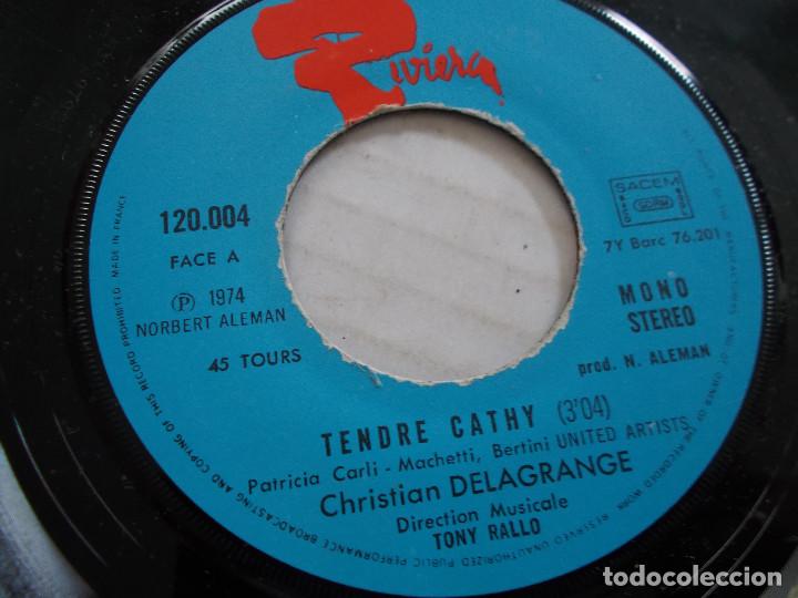 Discos de vinilo: CHRISTIAN DELAGRANGE.TENDRE CATHY - Foto 3