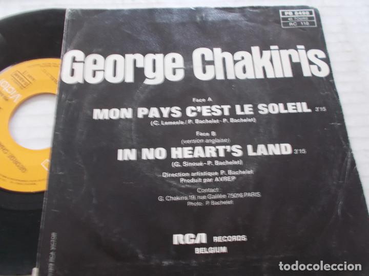 Discos de vinilo: GEORGE CHAKIRIS. MON PAYS C&acute;EST LE SOLEIL - Foto 2