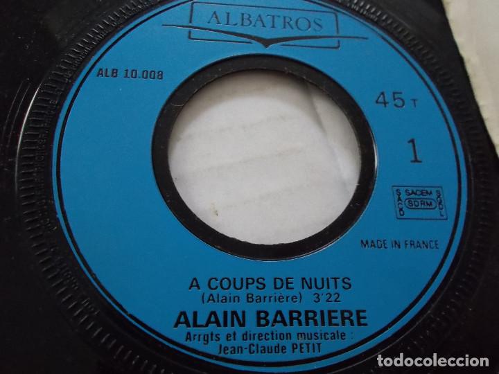 Discos de vinilo: ALAIN BARRIERE, A COUPS DE NUITS. QUE C&acute;EST LONG - Foto 3