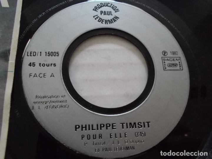 Discos de vinilo: PHILIPPE TIMSIT. POUR ELLE. - Foto 2