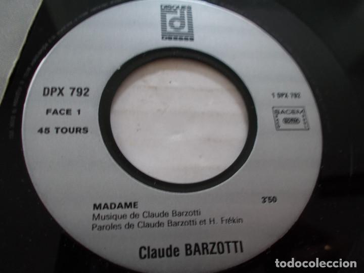 Discos de vinilo: CLAUDE BARZOTTI. MADAME. - Foto 2