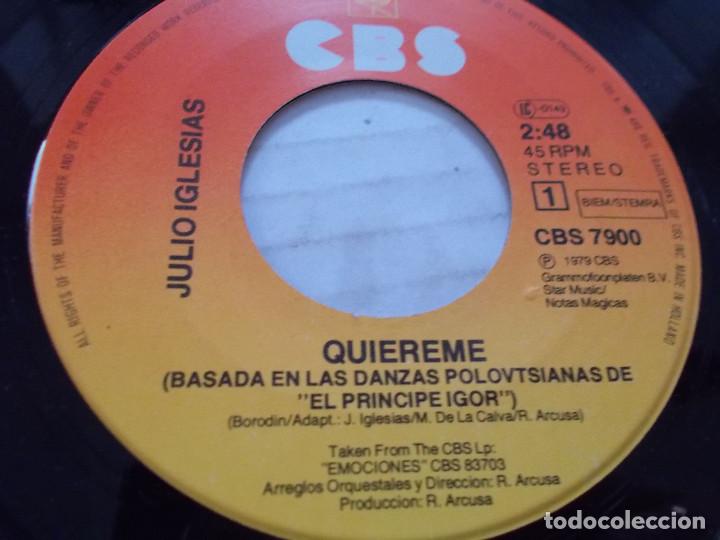 Discos de vinilo: JULIO IGLESIAS. QUIEREME - Foto 2