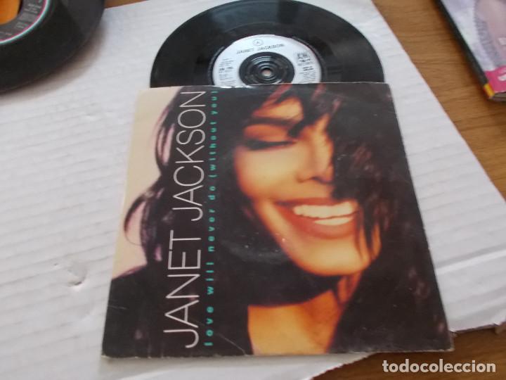 Discos de vinilo: JANET JACKSON. LOVE WILL NEVER DO . - Foto 1