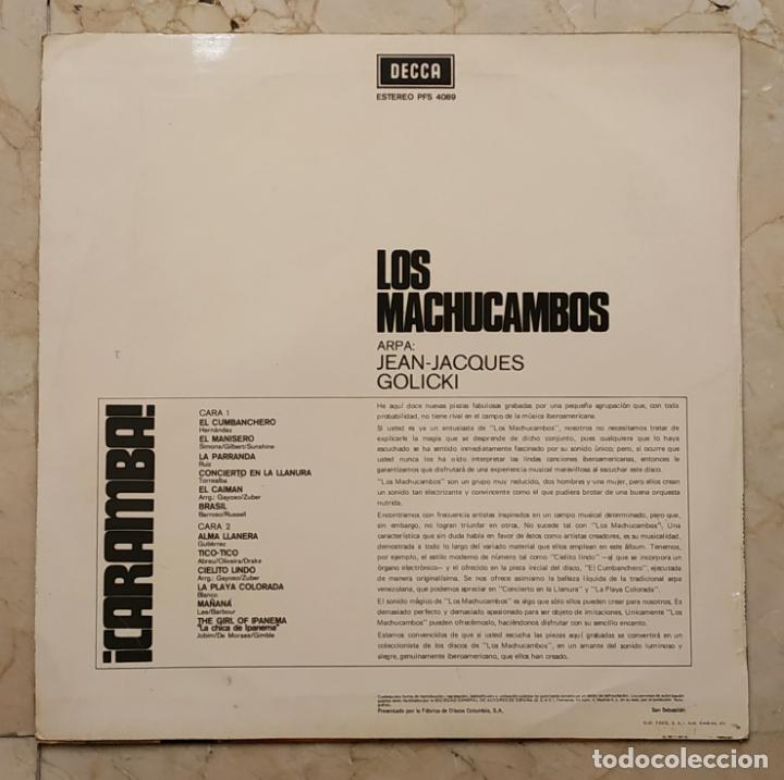 Discos de vinilo: LP LOS MACHUCAMBOS - CARAMBA! - DECCA 1966 - Foto 2