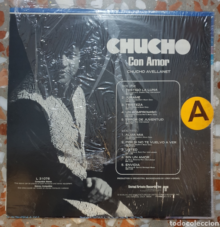 Discos de vinilo: LP CHUCHO CON AMOR - Foto 2