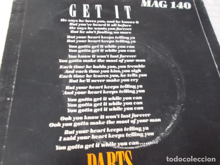 Discos de vinilo: DARTS. GET IT. HOW MANY NIGHTS - Foto 2