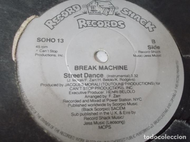 Discos de vinilo: BREAK MACHINE. STREET DANCE. - Foto 2