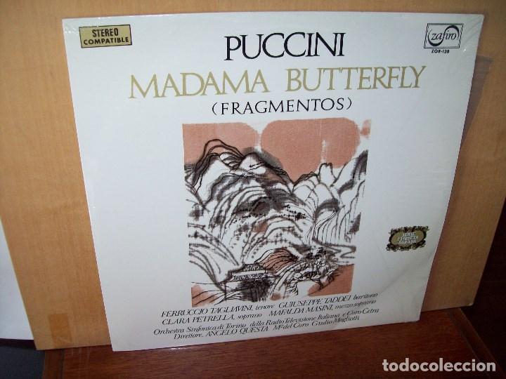 Dischi in vinile: PUCCINI  -  MADAMA  BUTTERFLY  (FRAGMENTOS)-  DIRECTOR  ANGELO  QUESTA  -  LP