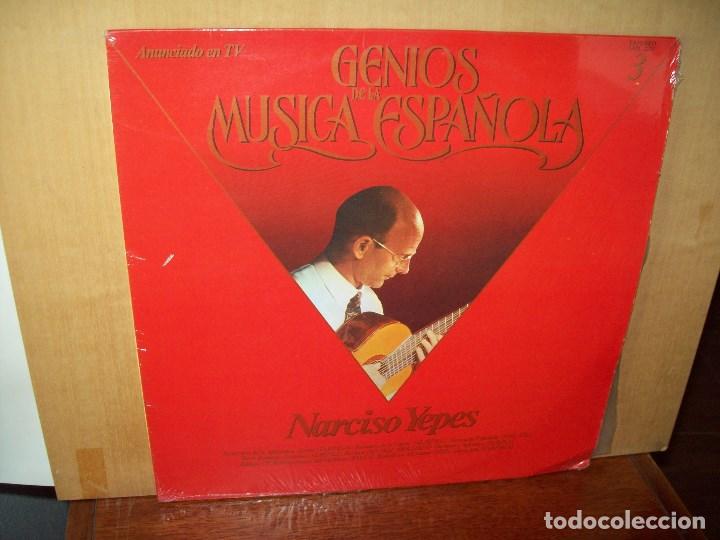 Discos de vinil: GENIOS  DE LA MUSICA  ESPA&Ntilde;OLA -  NARCISO  YEPES  -