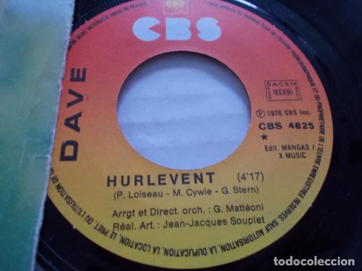 Discos de vinilo: DAVE. HURLEVENT, TANT QU&acute;IL AURA - Foto 2