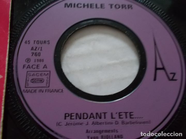 Discos de vinilo: MICHELE TORR. PENDANT L&acute;ET&Eacute; - Foto 2