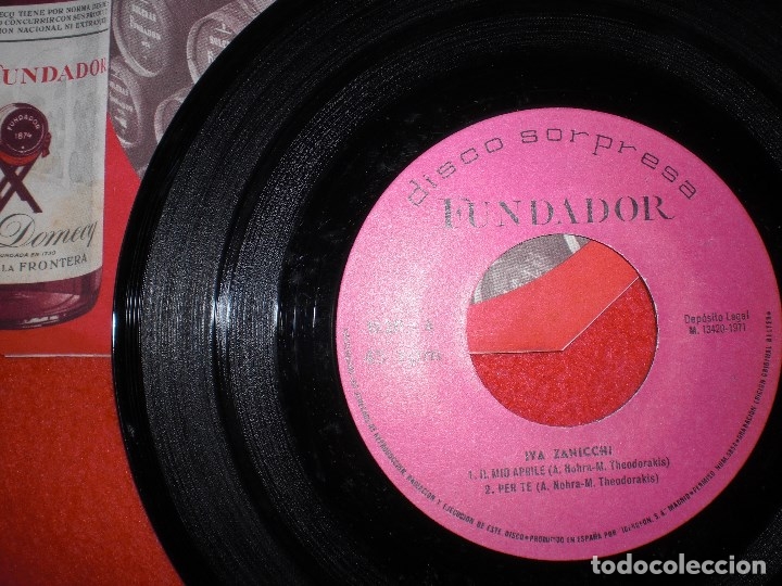 Discos de vinilo: DISCO FUNDADOR IVA ZANICCHI - Foto 2