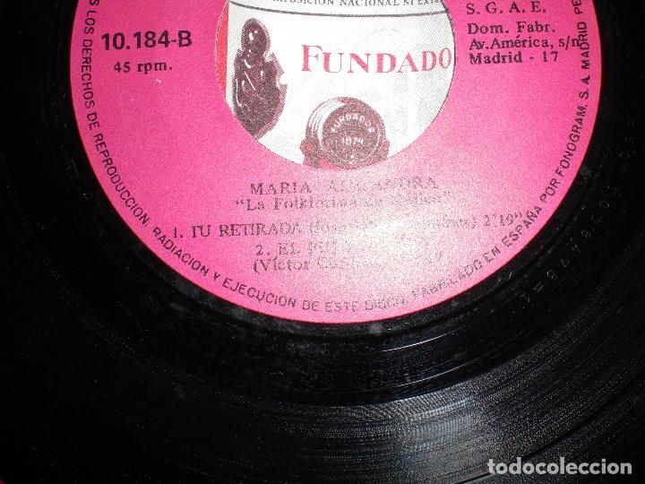 Discos de vinilo: DISCO FUNDADOR MARIA ALEJANDRA - Foto 2