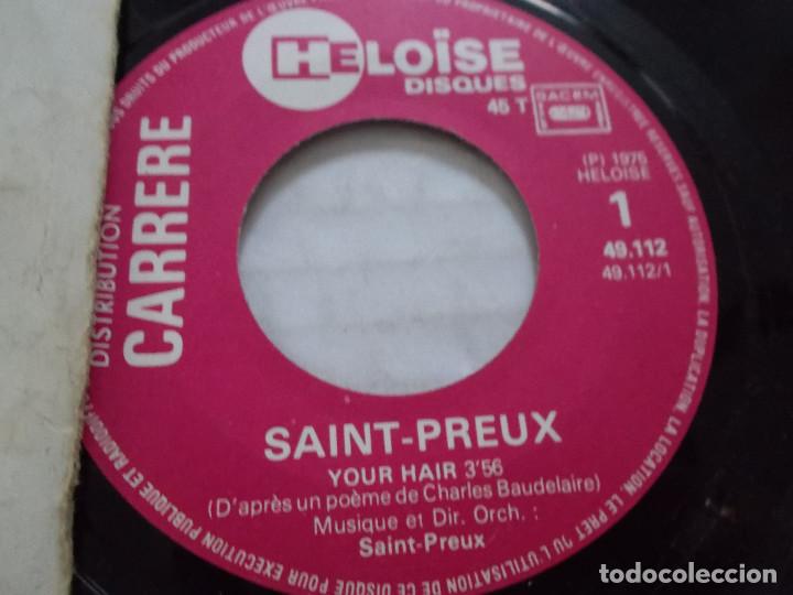 Discos de vinilo: SAINT PREUX. YOUR HAIR. - Foto 2