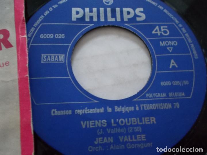 Discos de vinilo: JEAN VALLEE. VIENS L&acute;OUBLIER - Foto 2