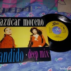Discos de vinilo: AZUCAR MORENO BANDIDO DEEP MIX REMIX SINGLE VINILO PROMO 40 PRINCIPALES EUROVISION ESPAÑA 1990 1TEMA