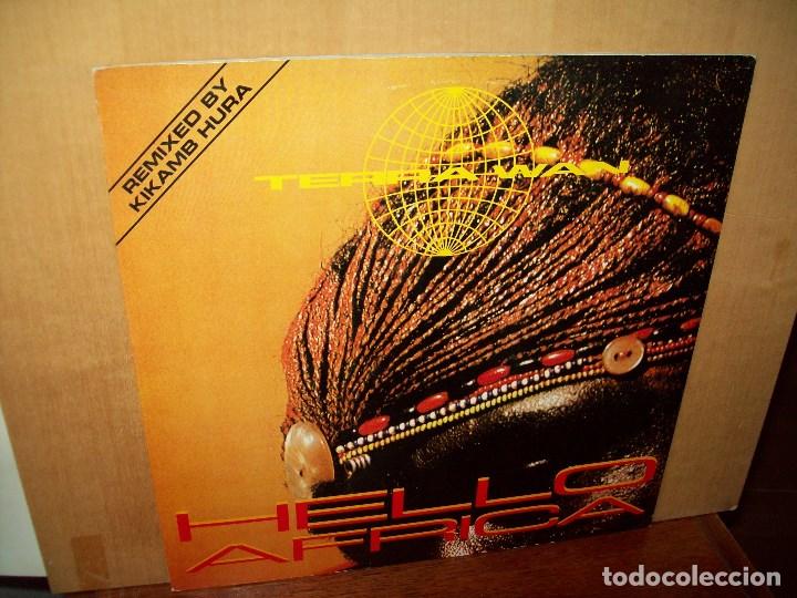 Discos de vinilo: TERRA - WAN  -  HELLO   AFRICA  - MAXI  SINGLE - Foto 1