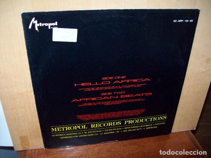 Discos de vinilo: TERRA - WAN  -  HELLO   AFRICA  - MAXI  SINGLE - Foto 2