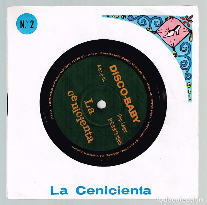 Discos de vinilo: Cenicienta, La. Disco-Baby  n&ordm;-2   Daf 1965   disco - Foto 2