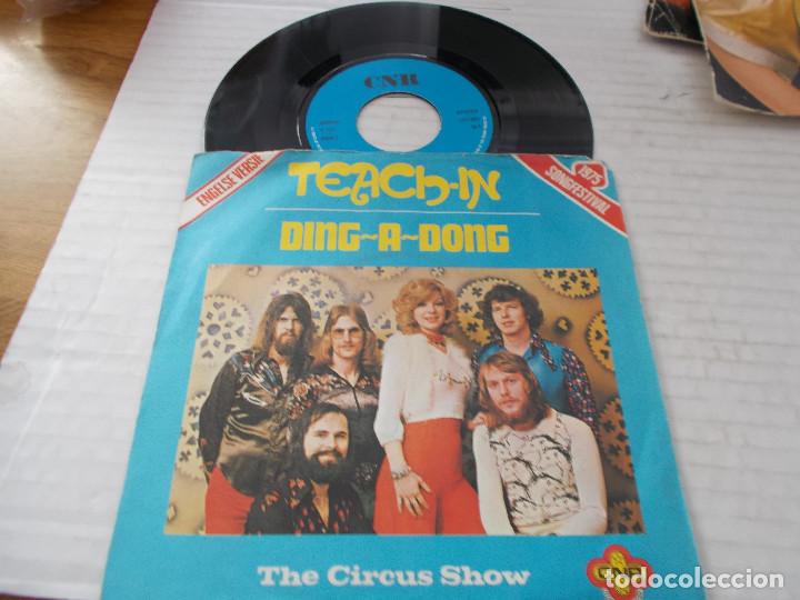 Discos de vinilo: TEACH IN.DING A DONG. THE CIRCUS SHOW. - Foto 1