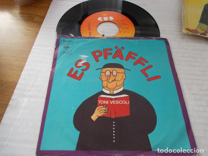 Discos de vinilo: TONI VESCOLI. ES PFAEFFLI - Foto 1