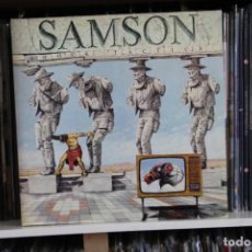 Discos de vinilo: SAMSON SHOCK TAC TICS, GATEFOLD, NUEVO, ( IRON MAIDEN ). BLANCO