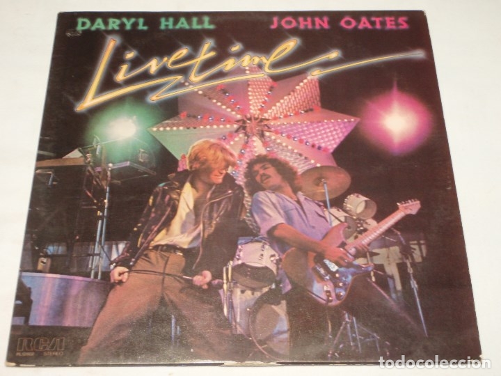 Discos de vinilo: DARYL HALL & JOHN OATES (LIVE TIME) LP33 - Foto 1