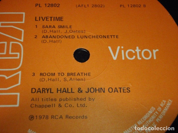 Discos de vinilo: DARYL HALL & JOHN OATES (LIVE TIME) LP33 - Foto 5