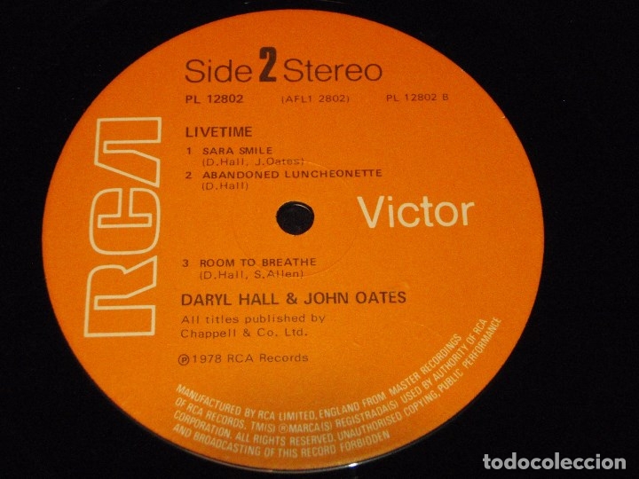 Discos de vinilo: DARYL HALL & JOHN OATES (LIVE TIME) LP33 - Foto 6