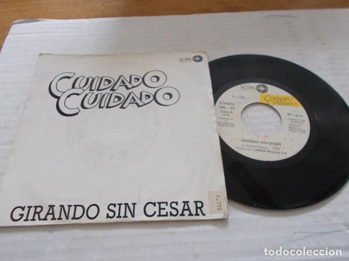 Discos de vinilo: CUIDADO CUIDADO, GIRANDO SIN CESAR. - Foto 1